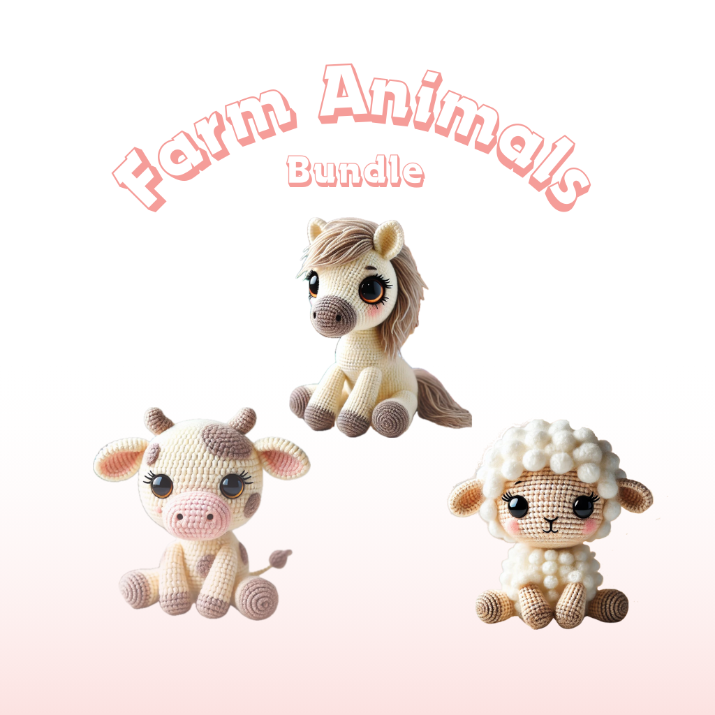 Farm Animals Bundle - Crochet Pattern