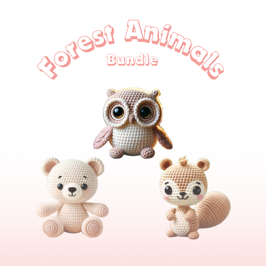 Forest Animals Bundle - Crochet Pattern