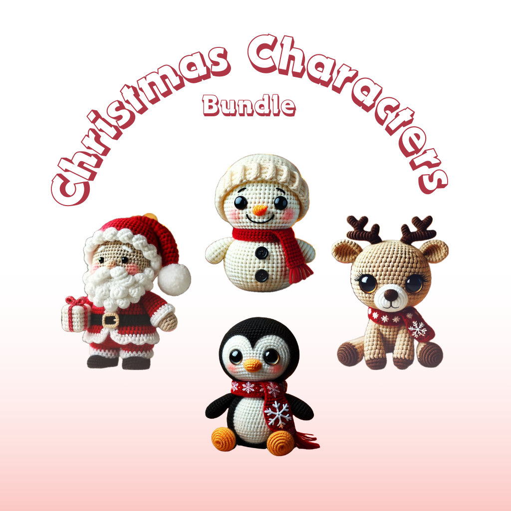 Christmas Characters Bundle - Crochet Pattern