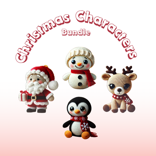 Christmas Characters Bundle - Crochet Pattern